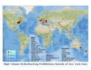 Global bans, moratoria, and movements regarding hydraulic fracturing for natural gas