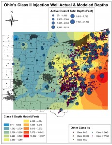 Ohio Class II Injection Well Volumes and Depth