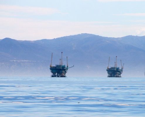 Offshore oil and gas development in CA - Photo by Linda Krop Environmental Defense Center