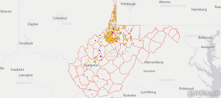 West Virginia shale viewer