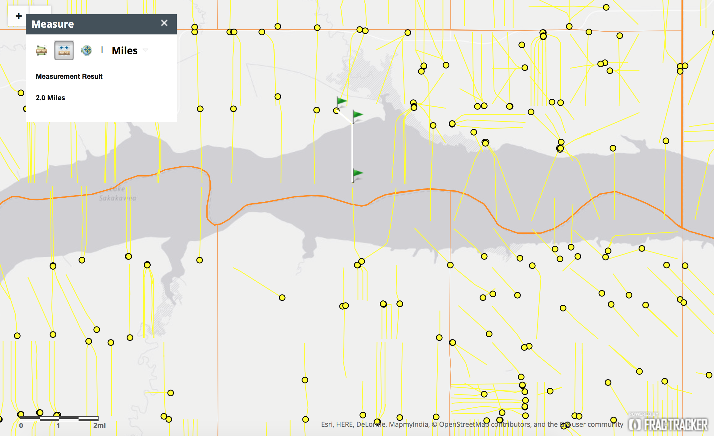 Interactive Map of ND Wells on FracTracker