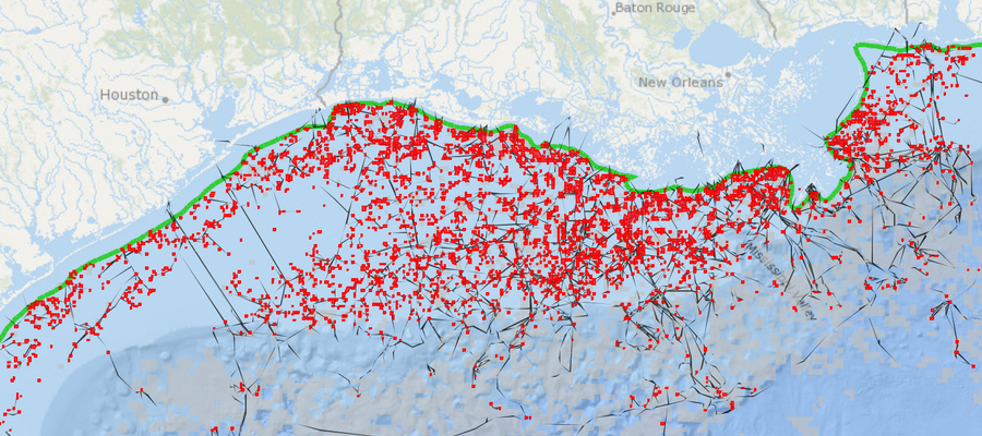 Gulf Of Mexico Rig Chart