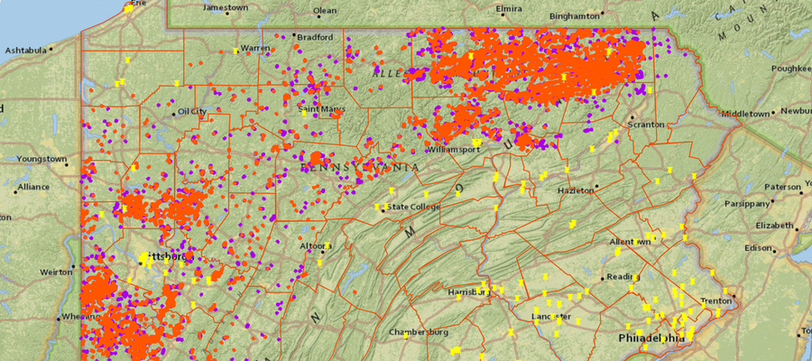 Beer and Fracking Map