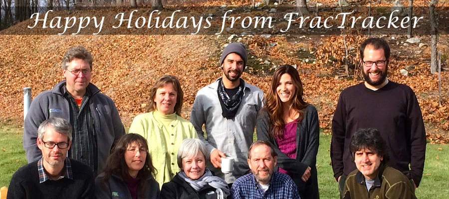 Happy Holidays from all of us at FracTracker