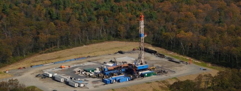 Drilling in Loyalsock State Forest, PA. Photo by Pete Stern 2013