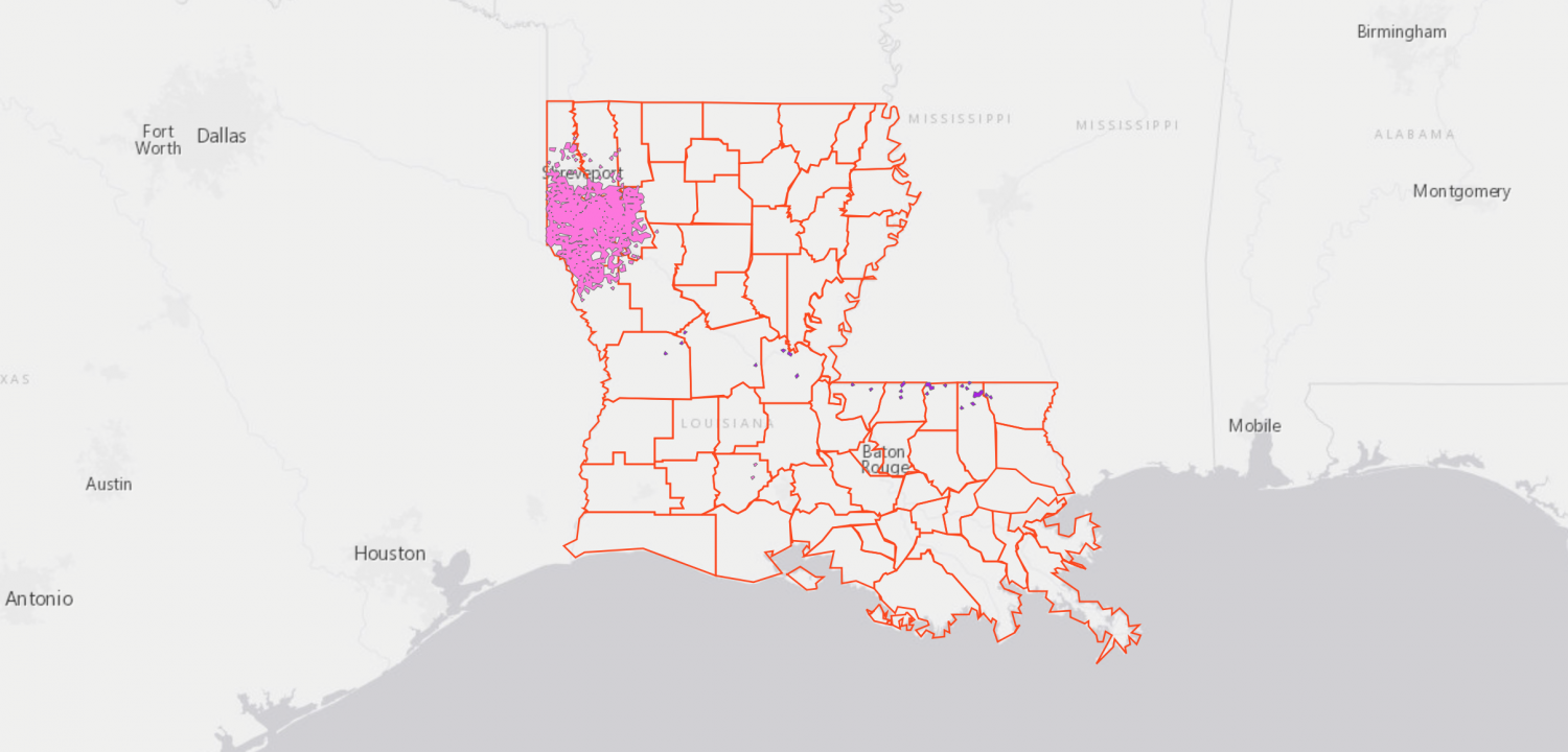 Louisiana oil and gas map FracTracker Alliance