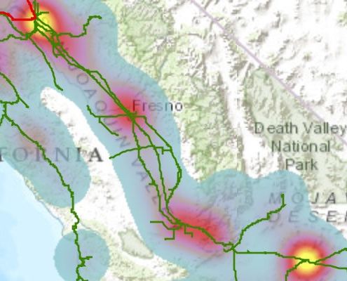 CA Crude Oil by Rail Shipments and Railway Accidents