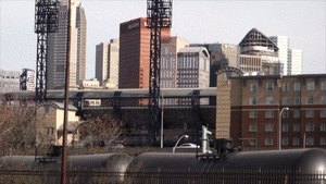 Oil trains travel across Pittsburgh's North Shore and Downtown multiple times daily, as well