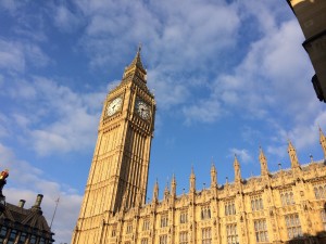 The House of Commons meeting was held in Parliament, just below London's Big Ben