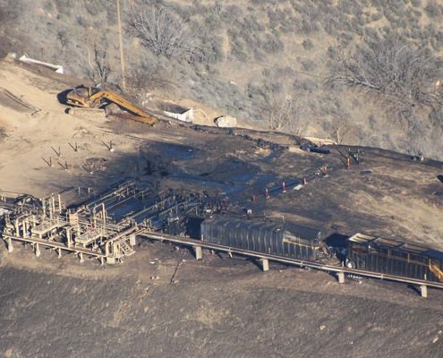 Aliso Canyon natural gas leak - Photo by Environmental Defense Fund