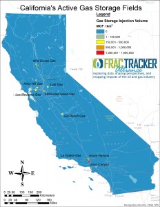 CA gas storage and Aliso Canyon natural gas leak