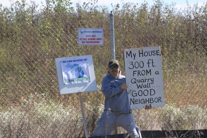 Concerned Citizen and Sylvania Minerals mine neighbor Doug Wood
