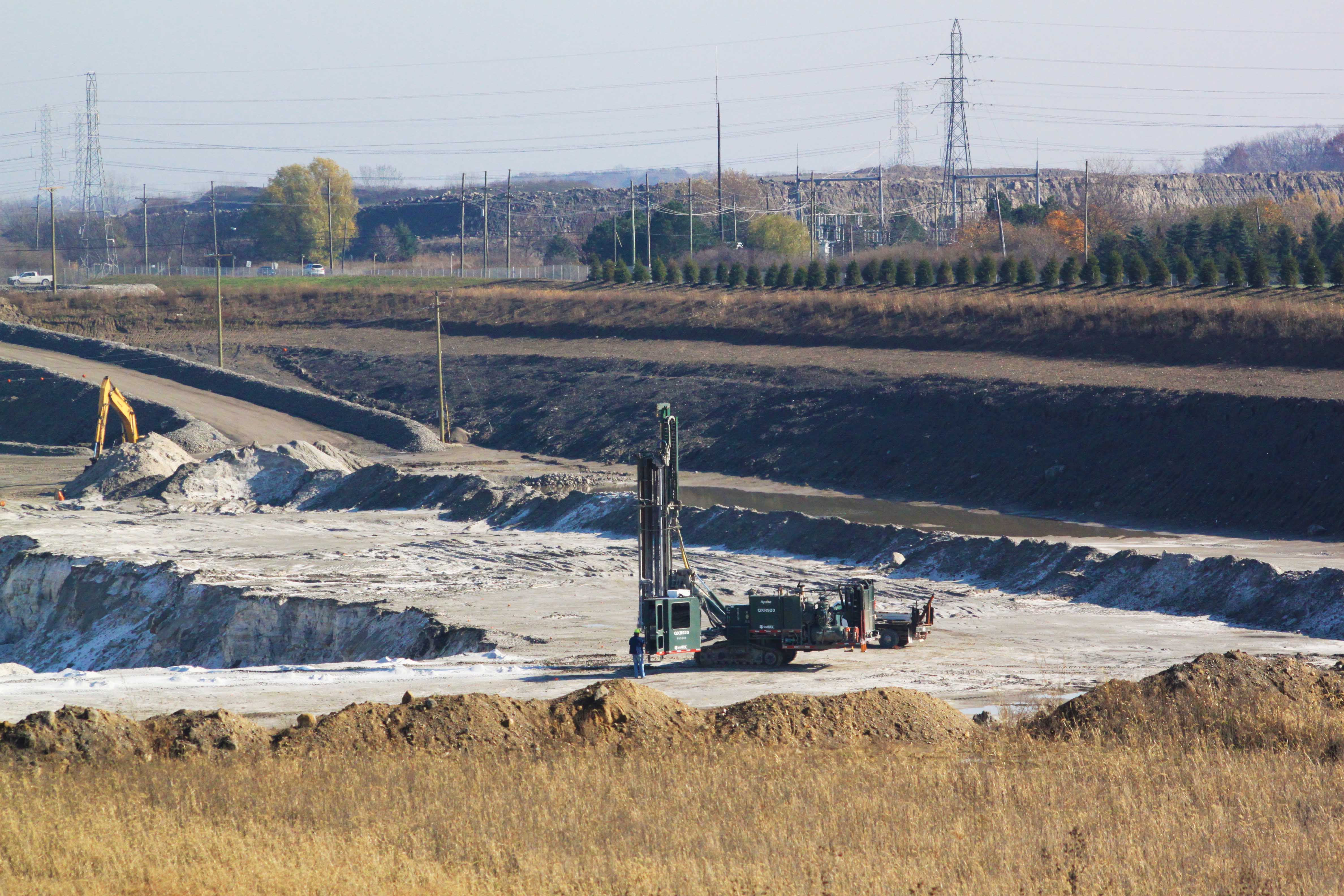 Sylvania Minerals, South Rockwood, MI silica sand mine from Doug Wood's