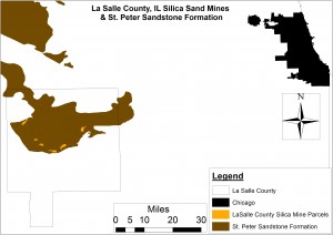 La Salle County, IL Silica Sand Mines & St. Peter Sandstone Geology