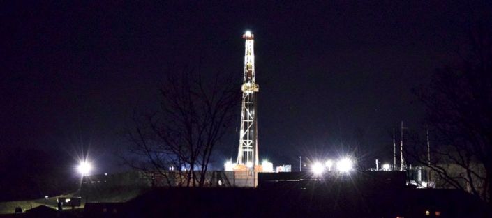 Listening-Feature Drilling rig in Ohio, December 2015