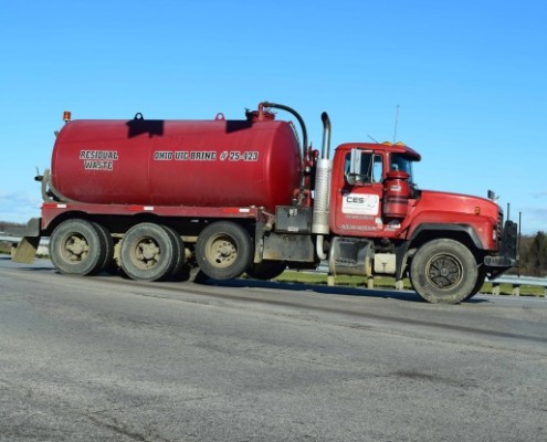 Ashtabula OH, Brine Waste Truck