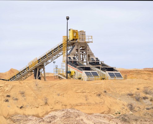 Chieftain Sands, Cheek, WI frac sand mine north