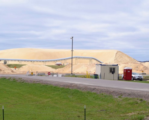 Chieftain Sands, Cheek, WI frac sand processing