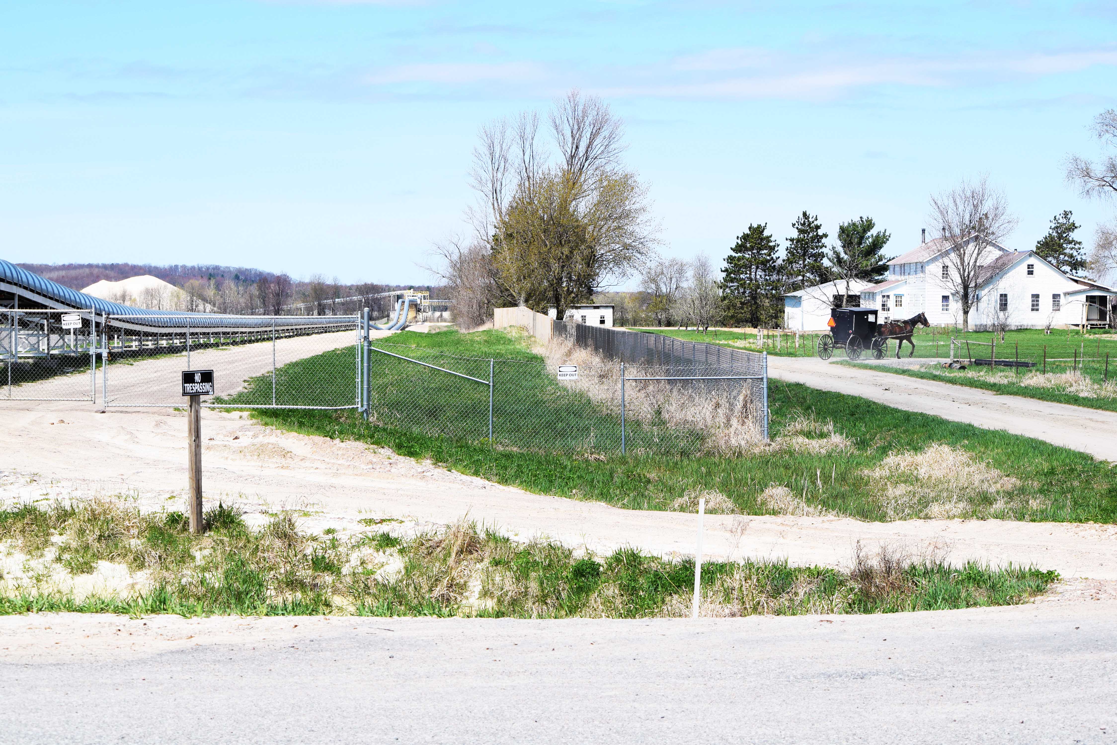 Conveyor for frac sand leading from HiCrush Augusta, WI site.jpg