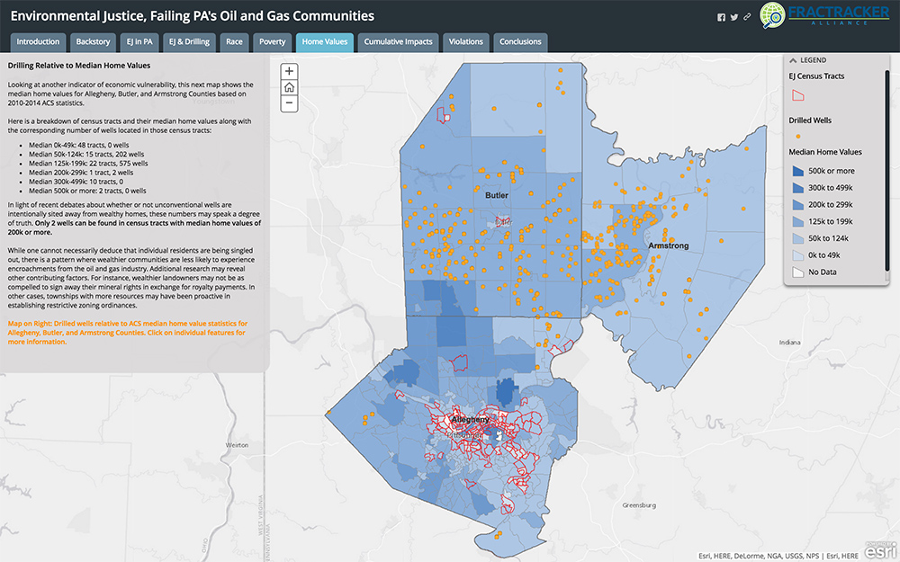 environmental justice map