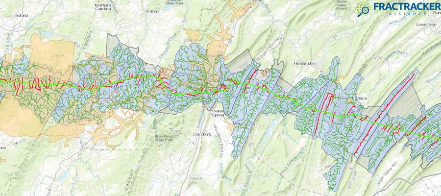 Mariner East 2 Pipeline Route