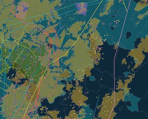 Zoning in SW PA map