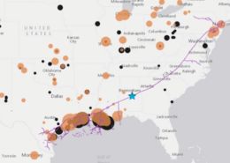 Colonial Pipeline and site of Sept 2016 leak in Alabama