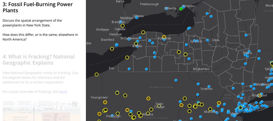 Energy-related story maps