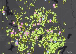 Screenshot from Vulnerable Populations Map