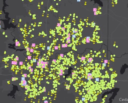 Screenshot from Vulnerable Populations Map