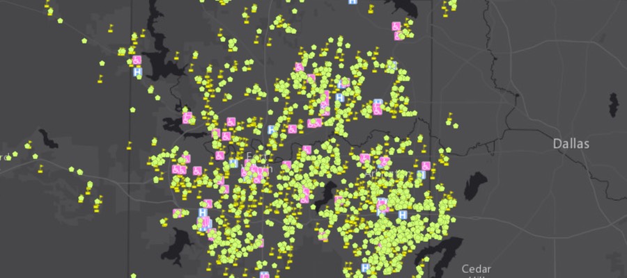 Screenshot from Vulnerable Populations Map