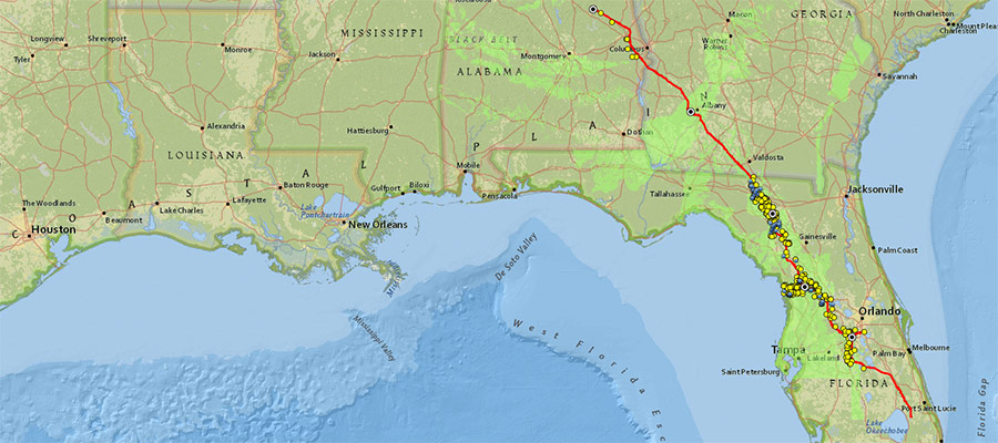 Sabal Pipeline Map