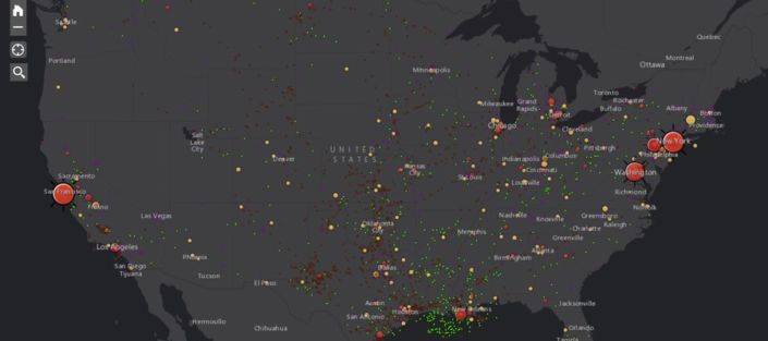 pipeline-incident-analysis-feature Pipeline incident analysis map