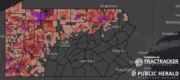 Map of PA drilling complaints - collaboration with Public Herald