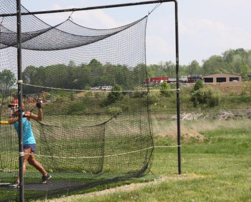 Softball field and Injection well