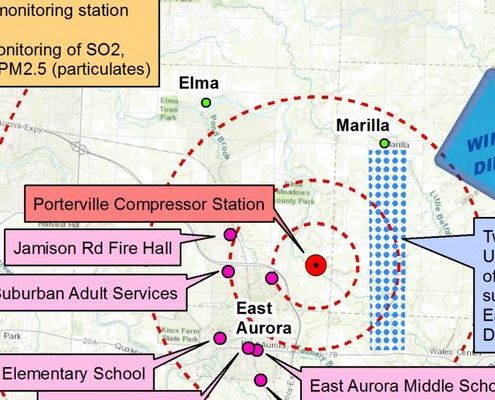 Porterville incident map