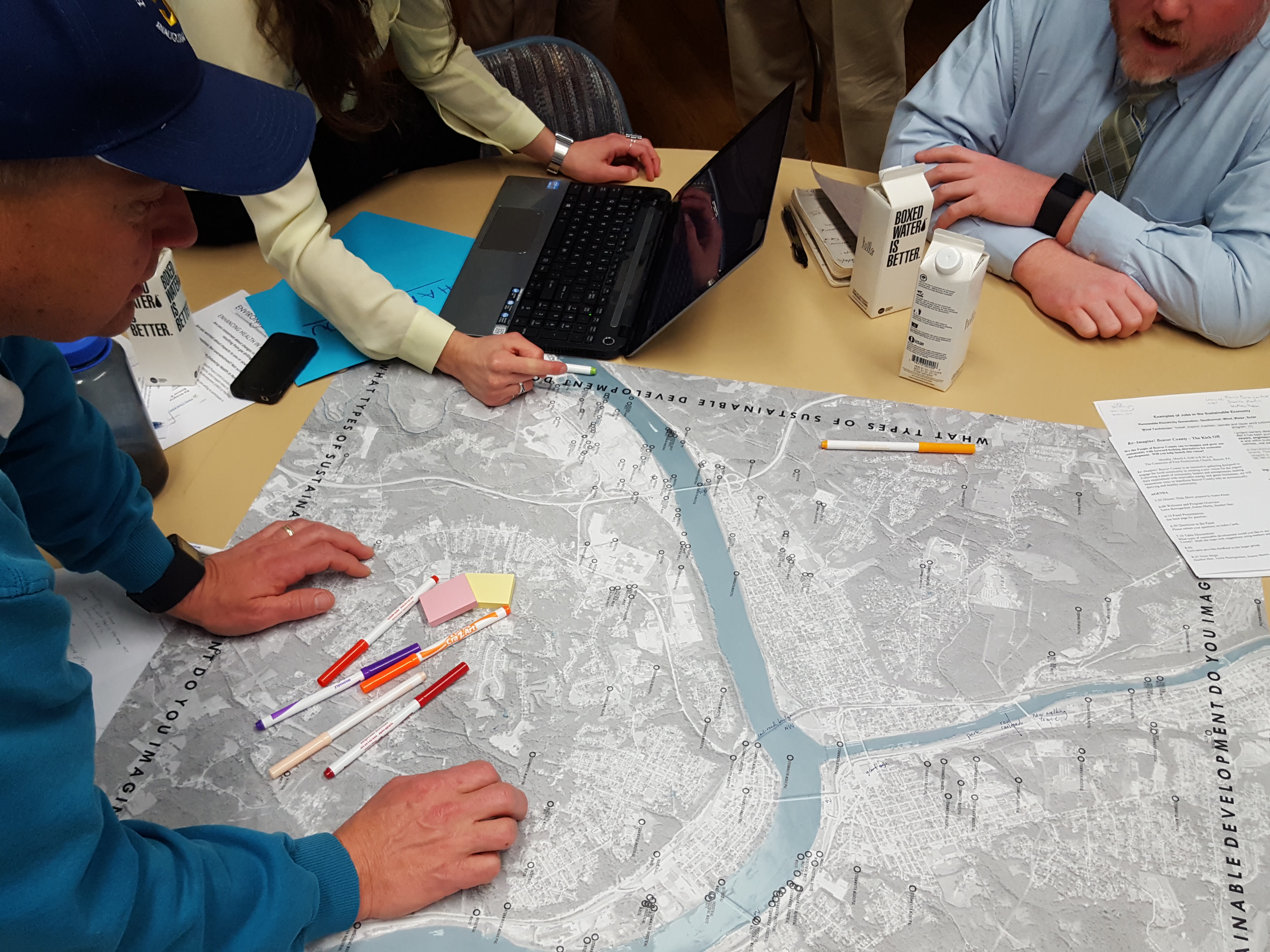 Re-Imagine Beaver County Group Mapping - by Sophie Riedel