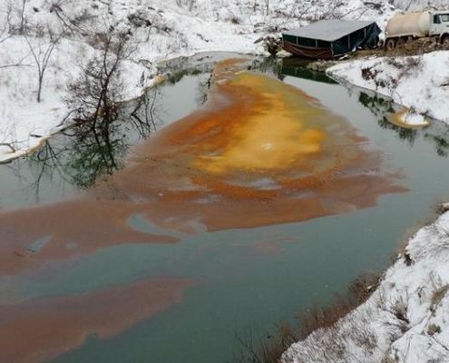 SCOTT STOCKDILL/NORTH DAKOTA DEPARTMENT OF HEALTH VIA AP - for oil spills in North Dakota piece