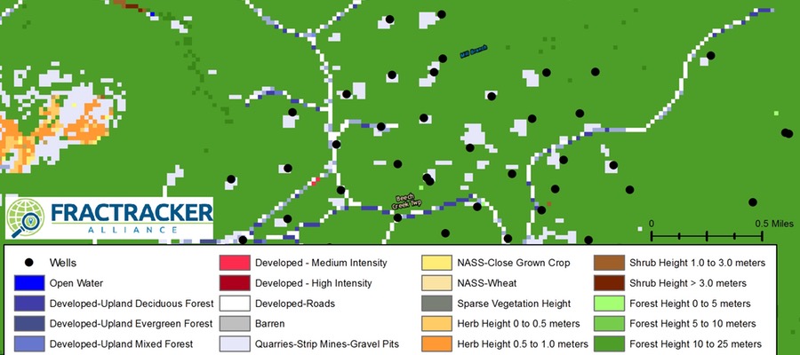 Forest fragmentation in PA