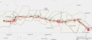 ME2 pipeline and spills map by Kirk Jalbert