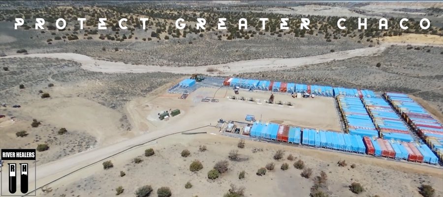 River Healers drone footage of fracking site in NM