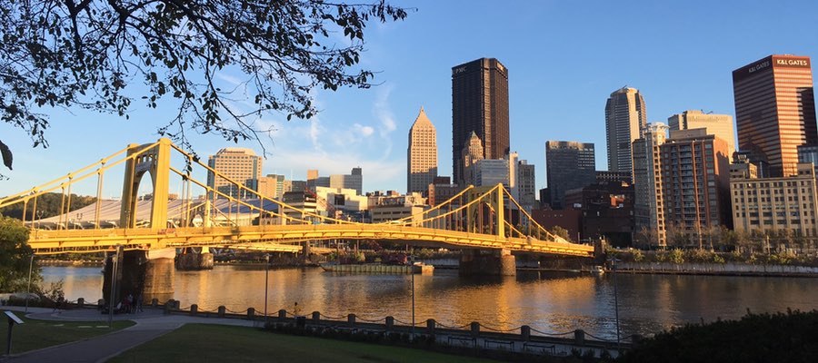 Downtown Pittsburgh, PA - Photo by Brook Lenker after Climate Reality Project in 2017