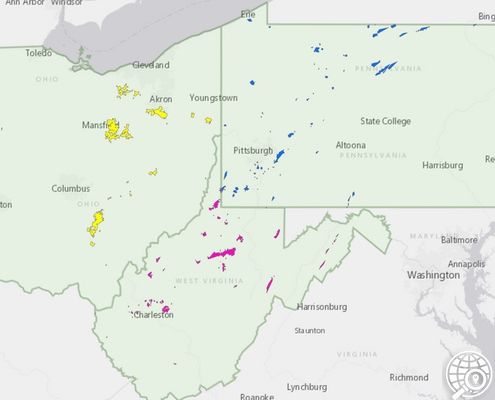 Upper Appalachian Gas Storage Wells