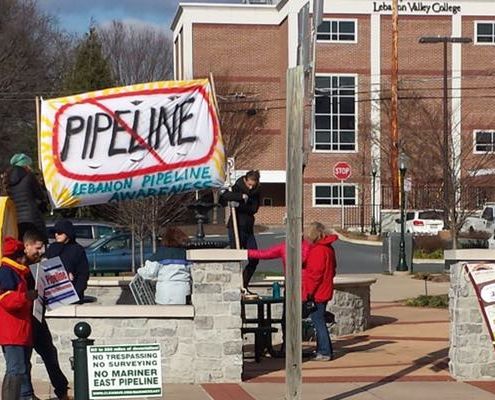 LPA Pipeline protest - Crosshairs feature