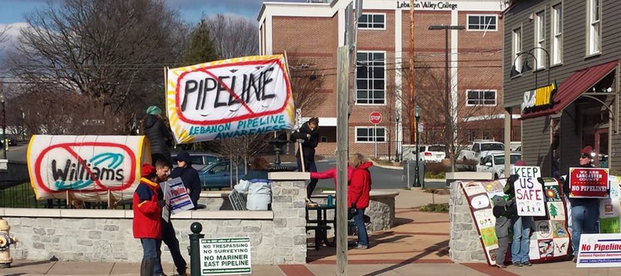 LPA Pipeline protest - Crosshairs feature