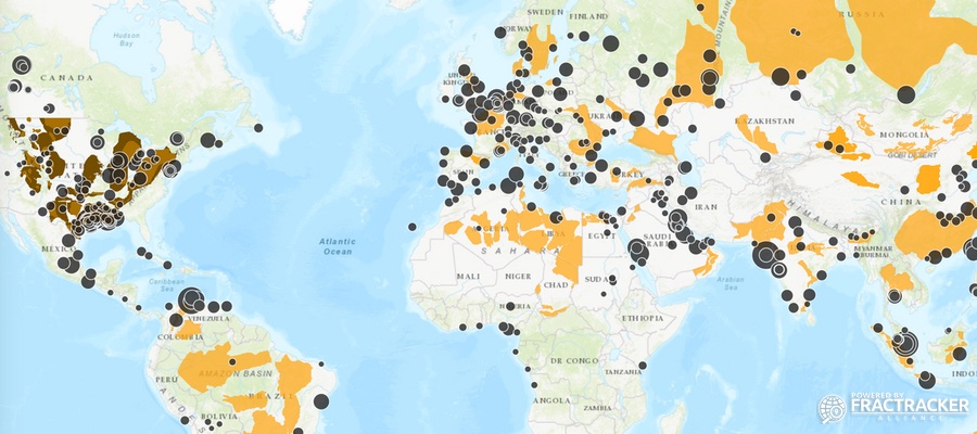 Oil refining and capacity worldwide map