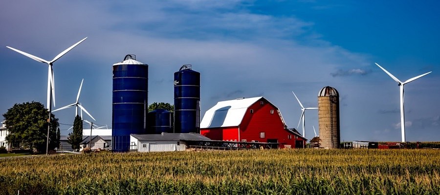 Behind in the Game Feature Image: Wind and farm. Creative Commons license.