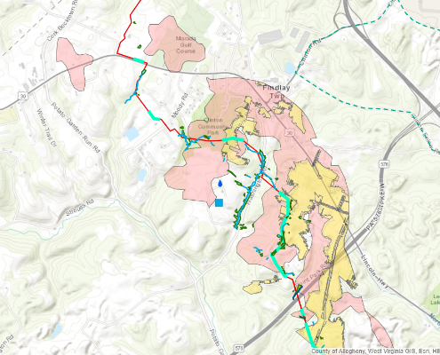 A map of deficiencies along the Falcon Pipeline Route