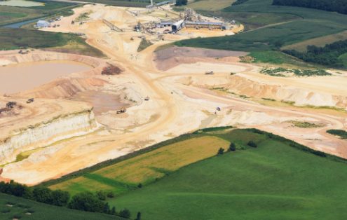 Frac Sand Mine, Eau Claire County, WI