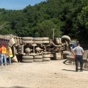 Fracking truck accident and spill, WV